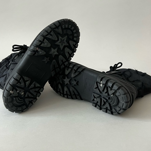 Dior D-Venture Camo Nylon / Rubber Lace Up Boots - Picture 4 of 7